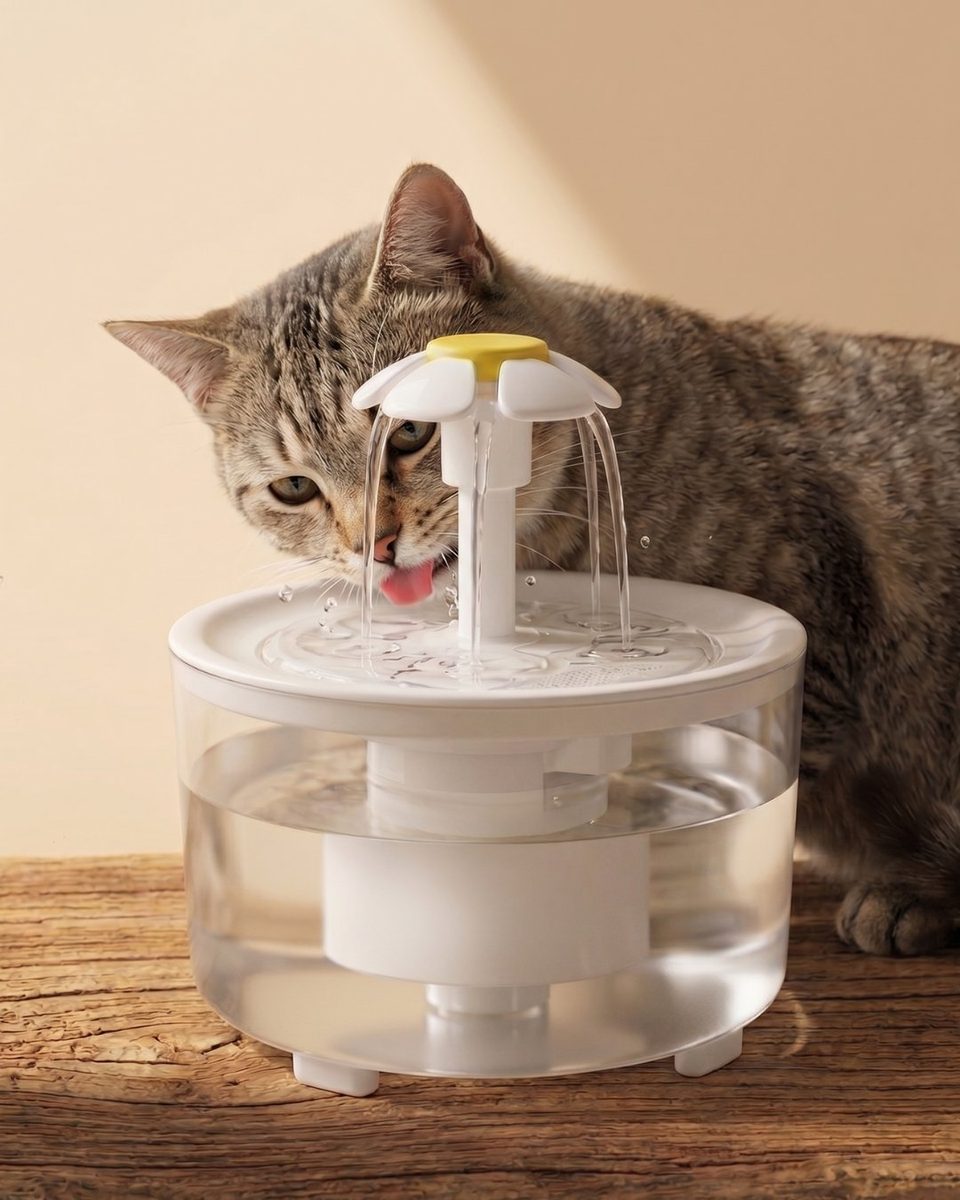 Fuente de Agua Flor USB