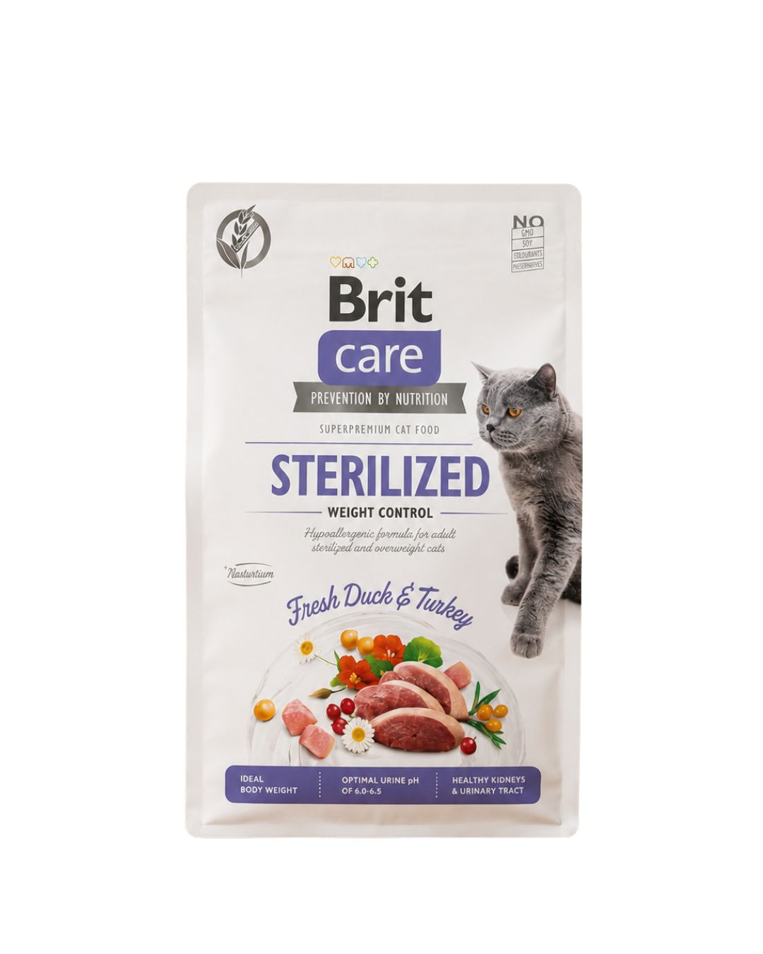 Brit Care Sterilized Weigh Control 2kg - Duck & Turkey