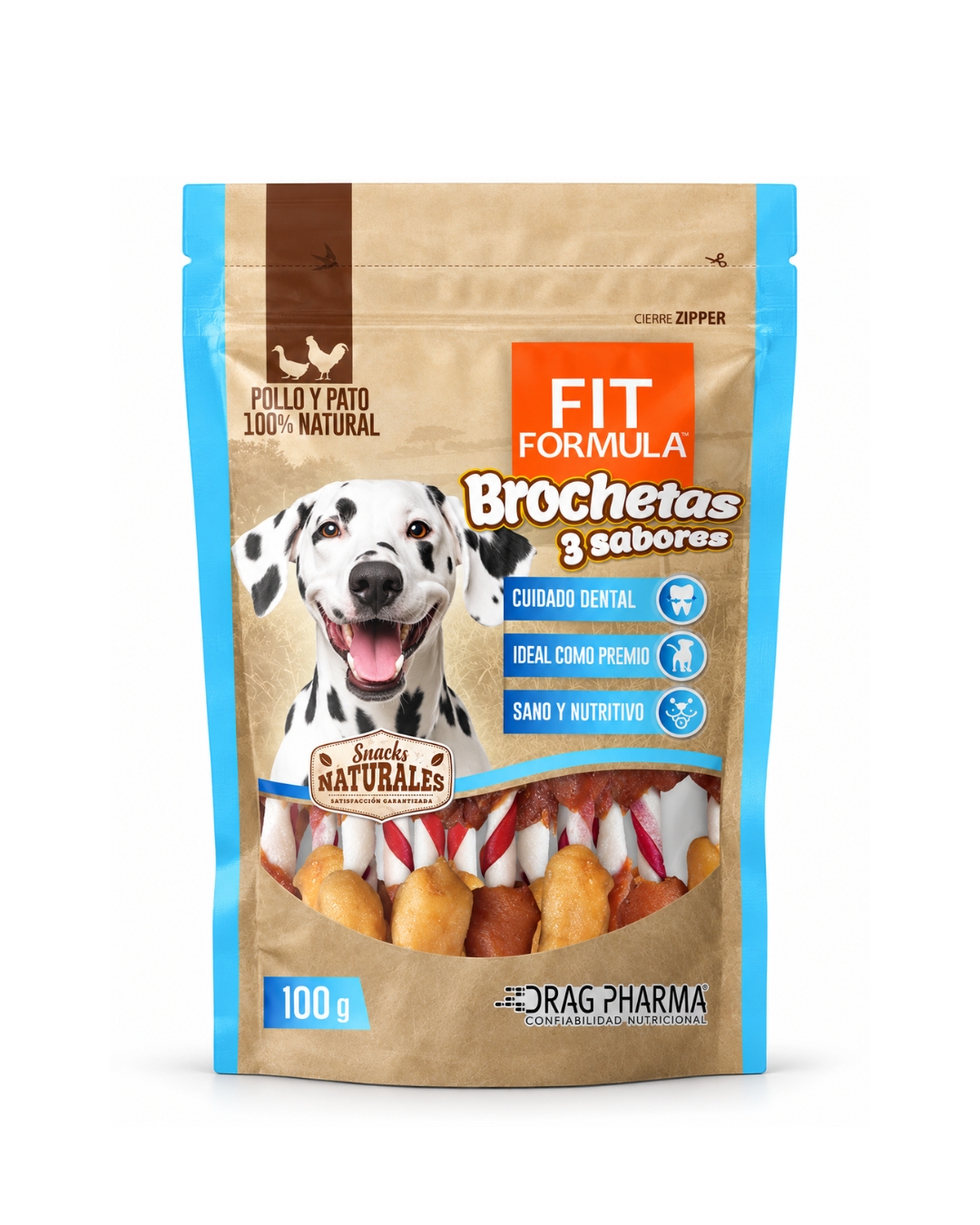 Brochetas 3 Sabores 100g - Fit Formula