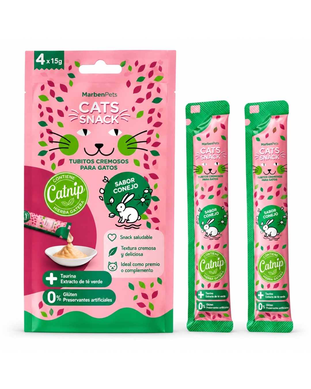 Tubito Cremoso Conejo con Catnip