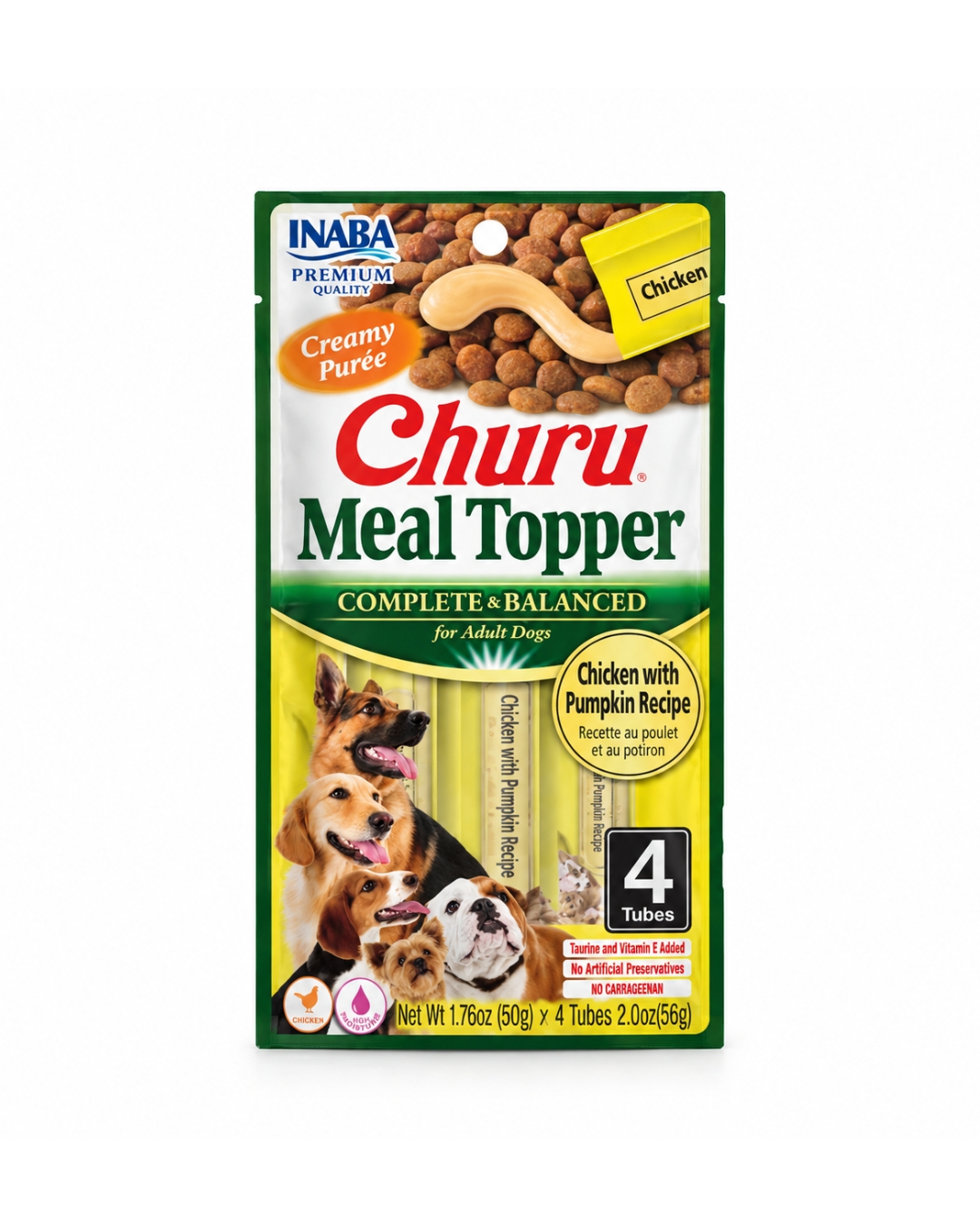 Churu Dog Meal Topper Chicken & Pumpkin 4uds