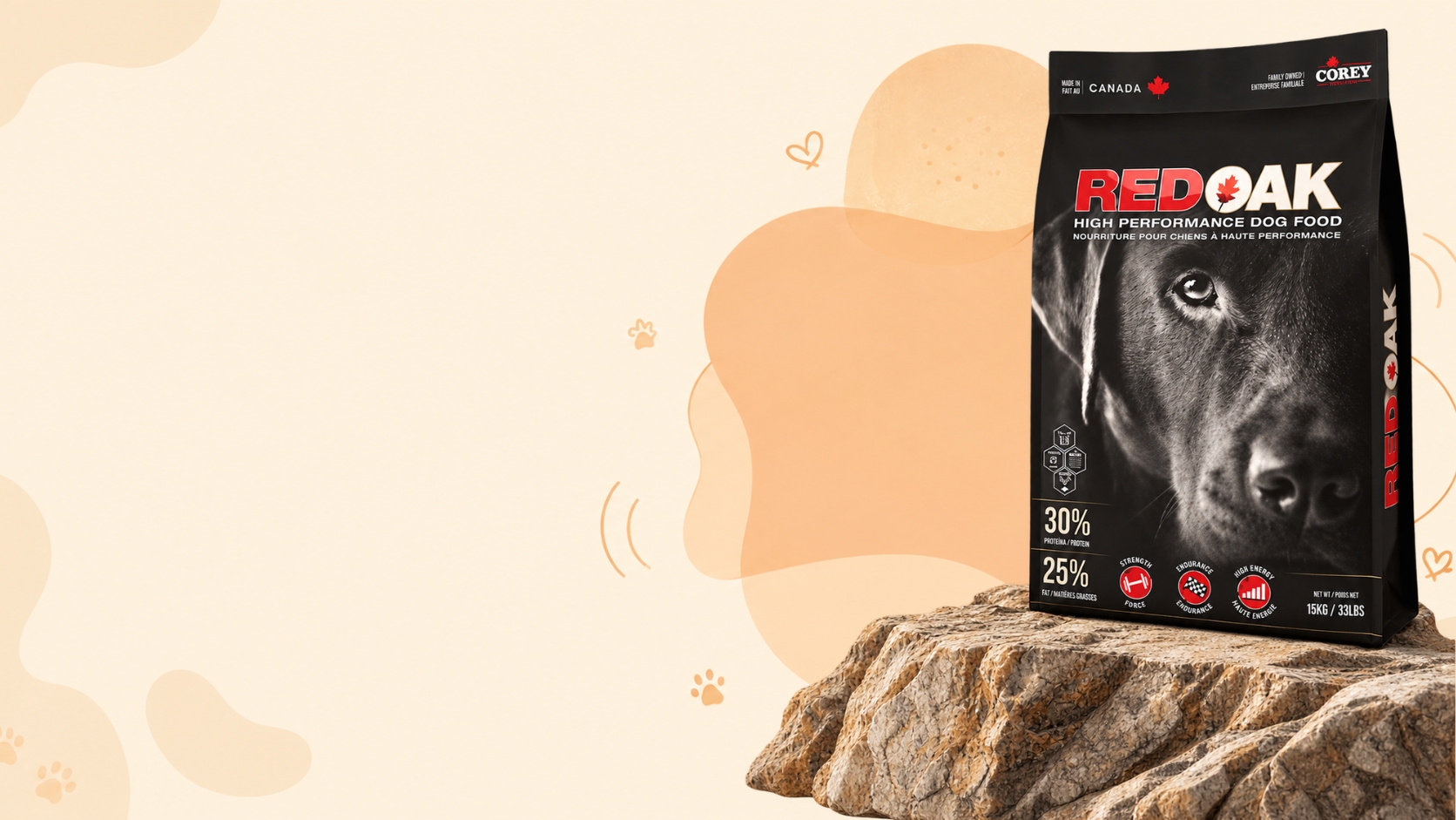 Red Oak High Performance 15 kg, alimento para perros activos