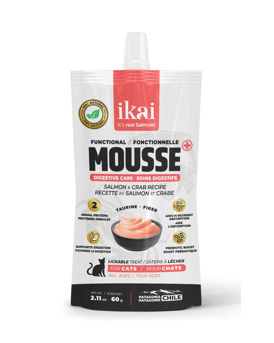 Mousse Salmón & Cangrejo 60g - Ikai