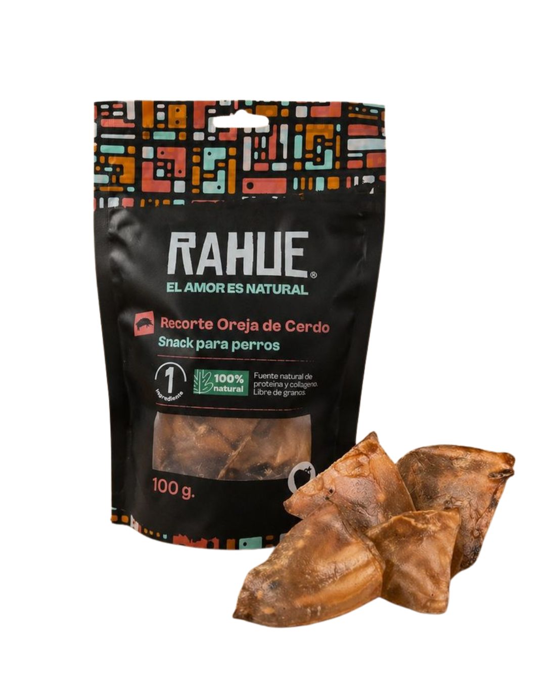 Recorte Oreja de Cerdo 100g - Rahue