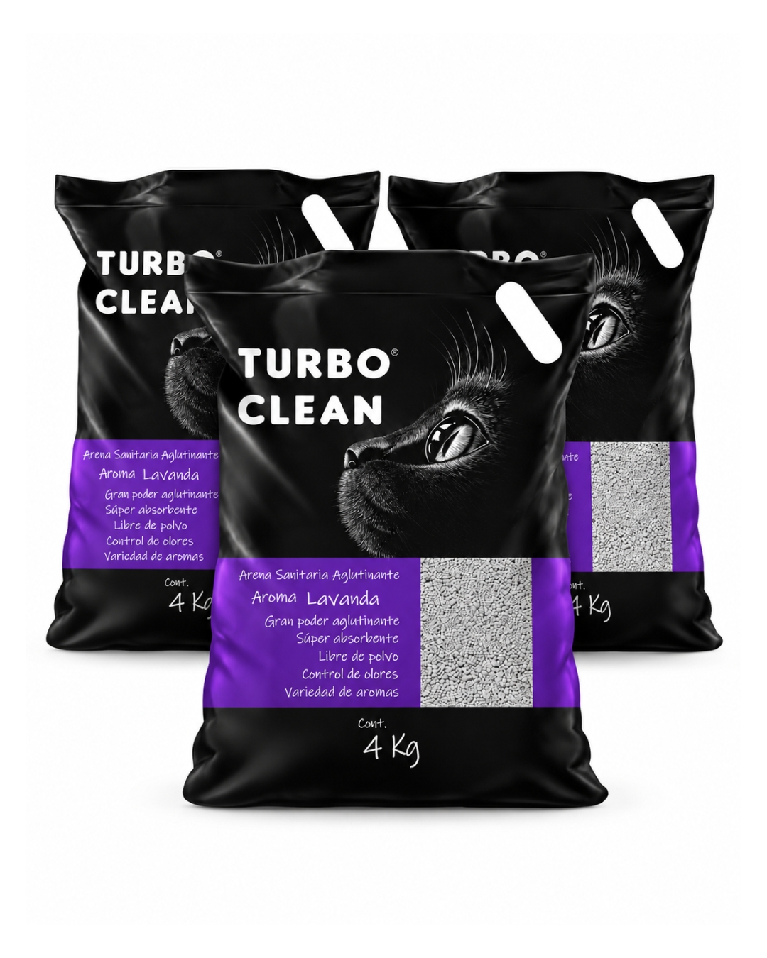 Pack 3 Arenas Sanitarias - Turbo Clean