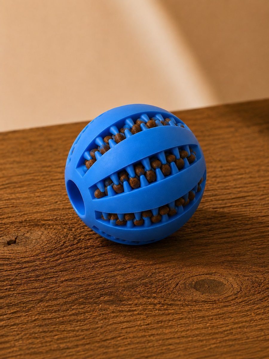 Pelota Snack Interactiva — Azul