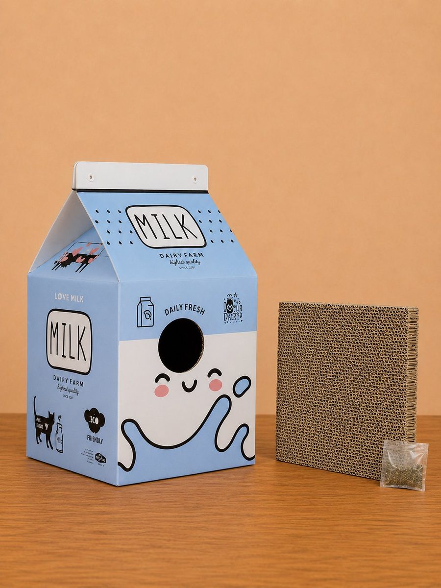 Rascador Maxi Caja de Leche - Brnx