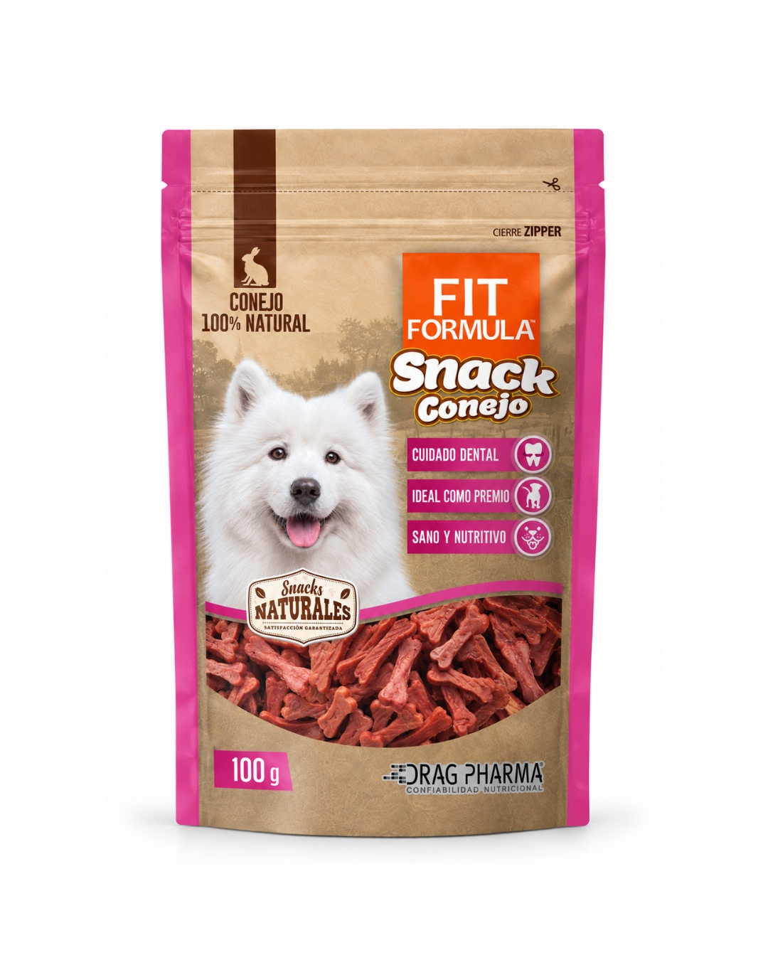 Treats de Conejo 100g - Fit Formula