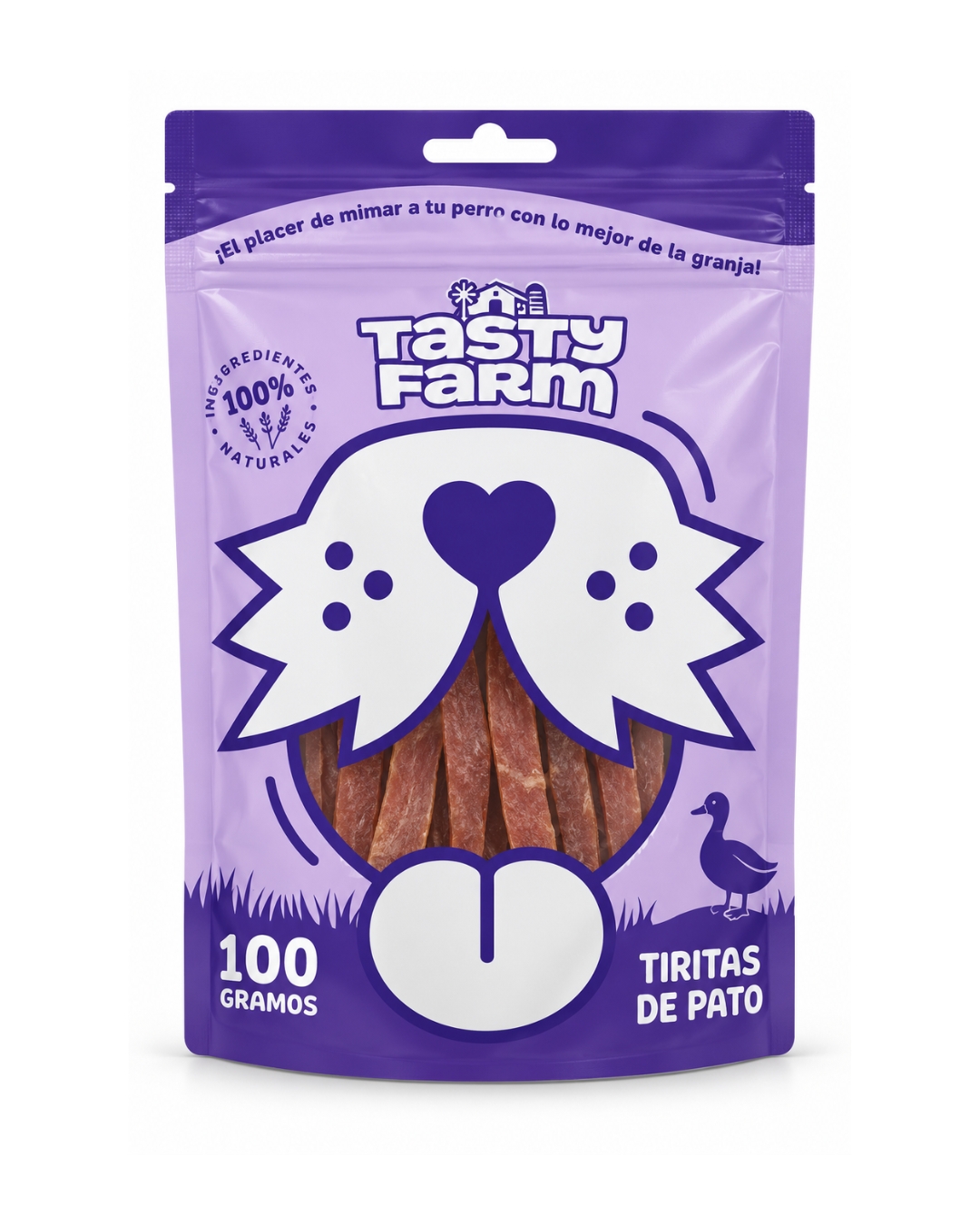Tiritas de Pato 100g - Tasty Farm