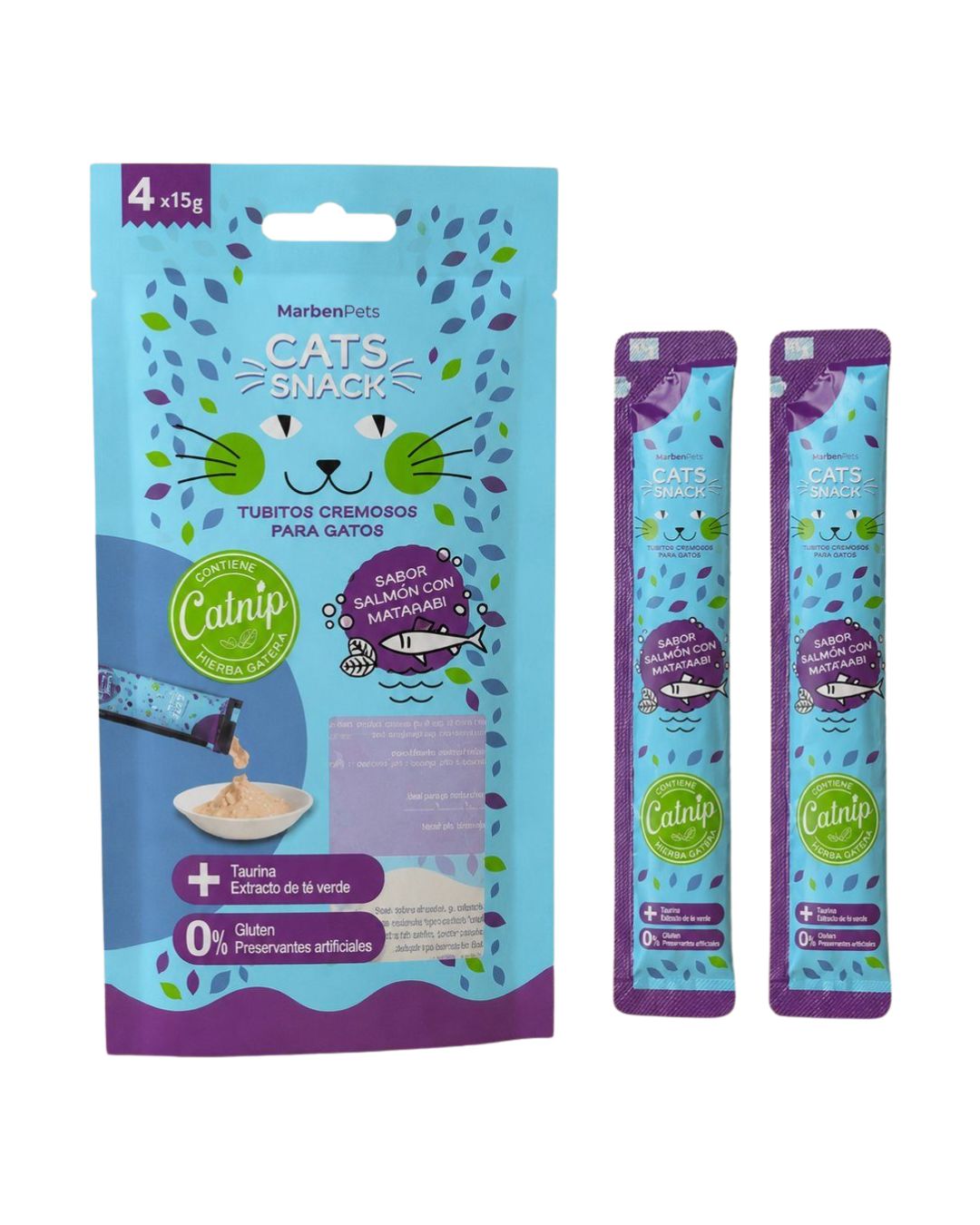 Tubito Cremoso Salmón con Matatabi